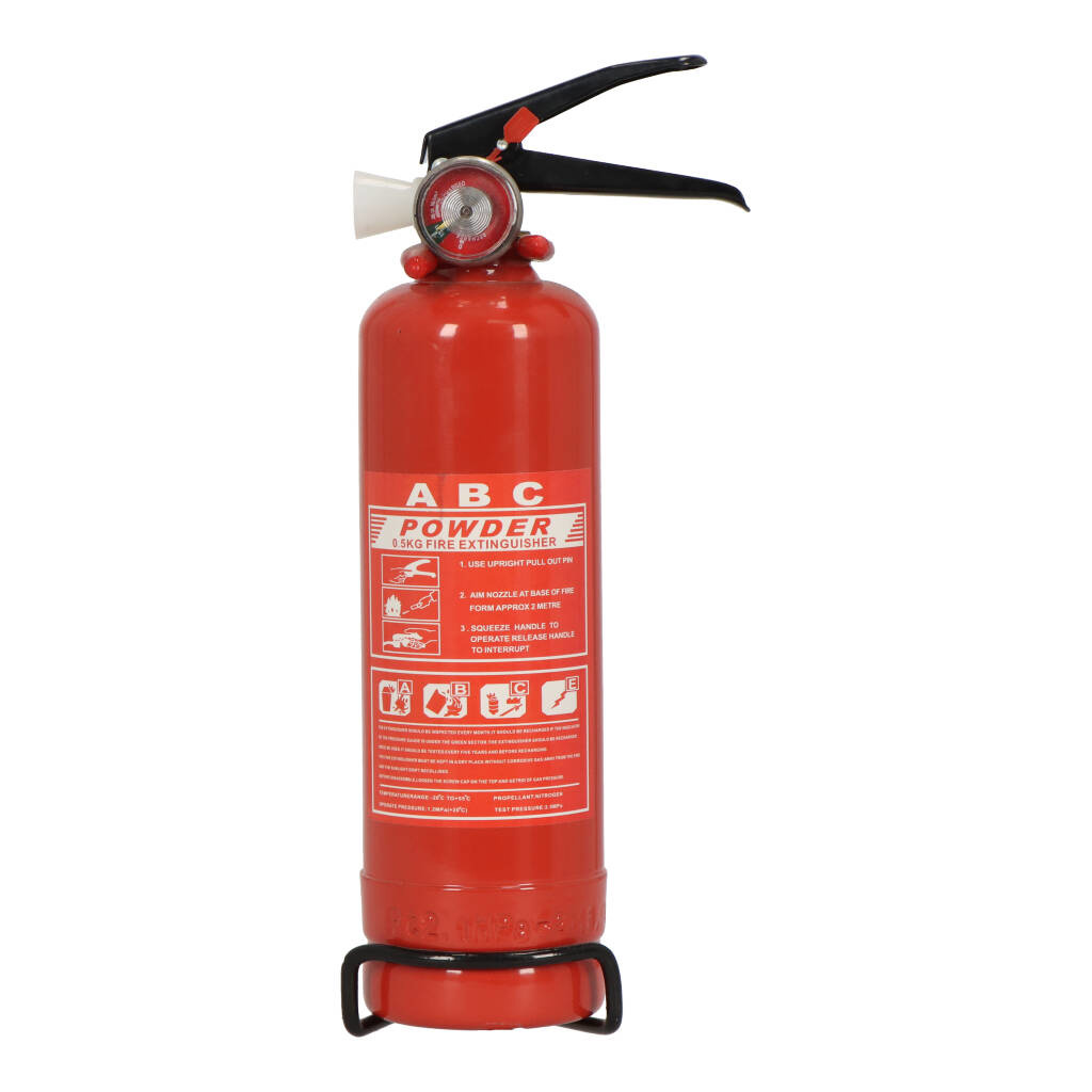 EXTINTOR 0.5KG ABC MULTIPROPÓSITO RECARGABLE CE